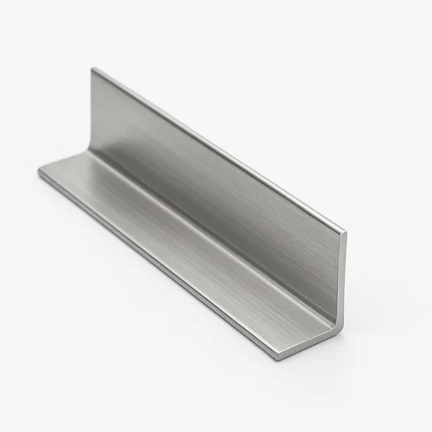 Уголок нержавеющий гнутый неравнополочный