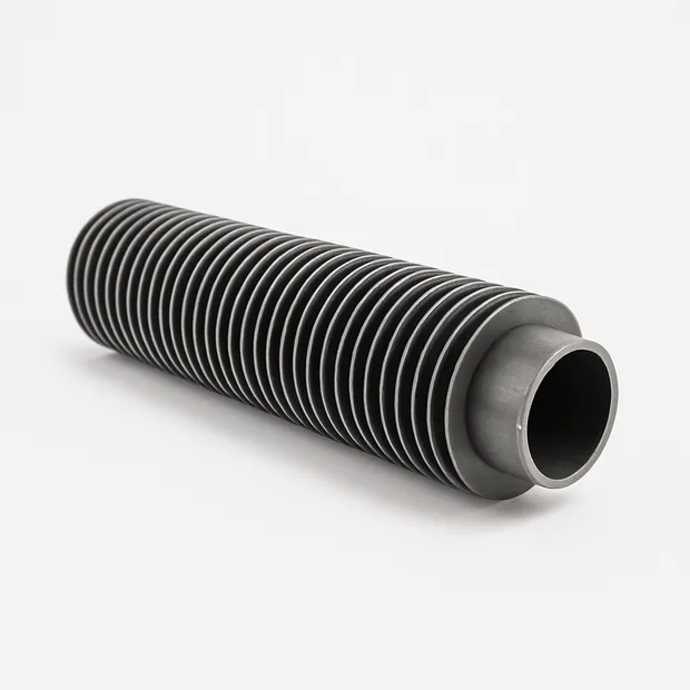 Труба продольно оребренная алюминием