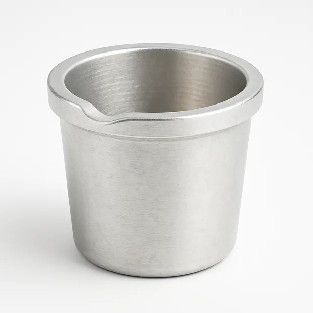 Тигель серебряный высокий