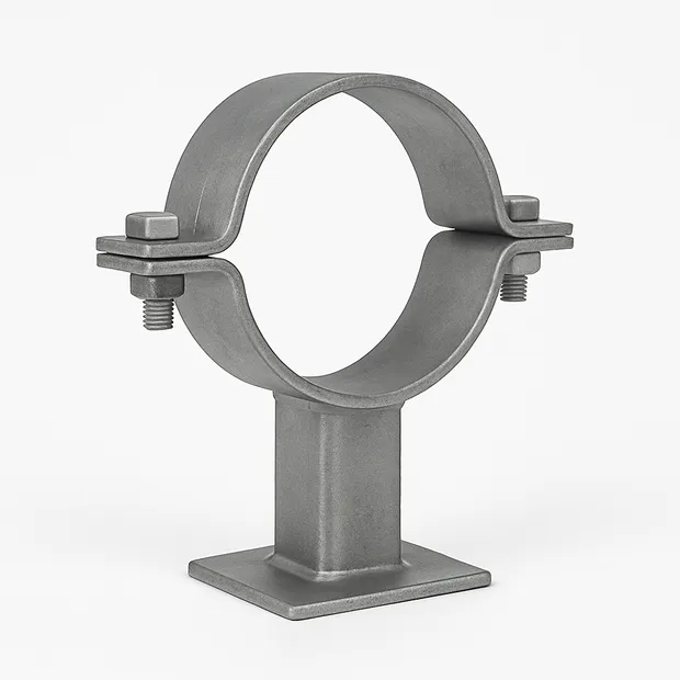 Опора неподвижная двуххомутовая трубопроводов ТЭС и АЭС