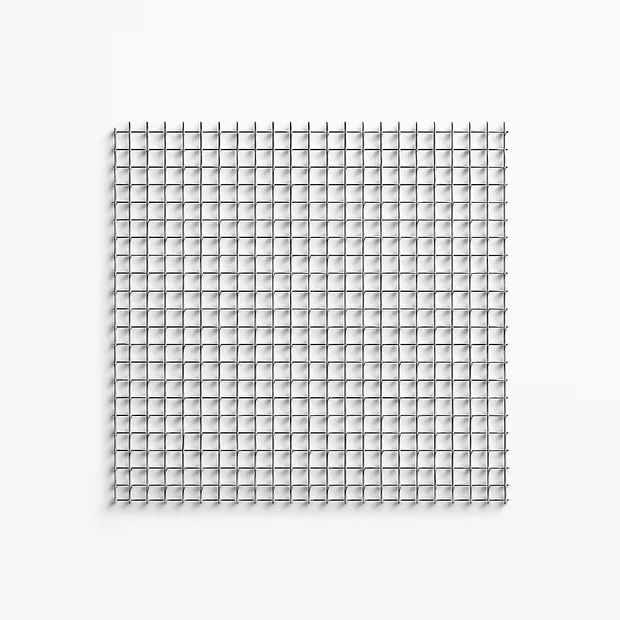 Сетка платиновая вязаная