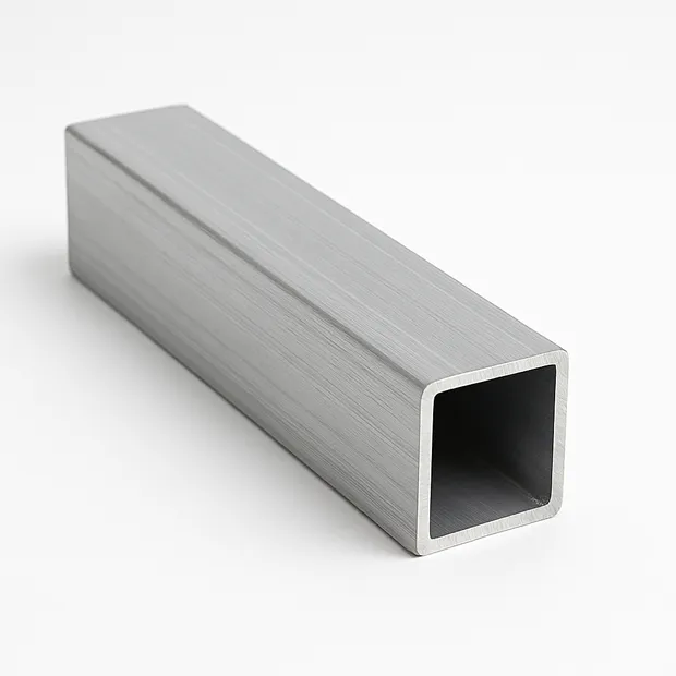Труба дюралевая профильная квадратная толстостенная х/д